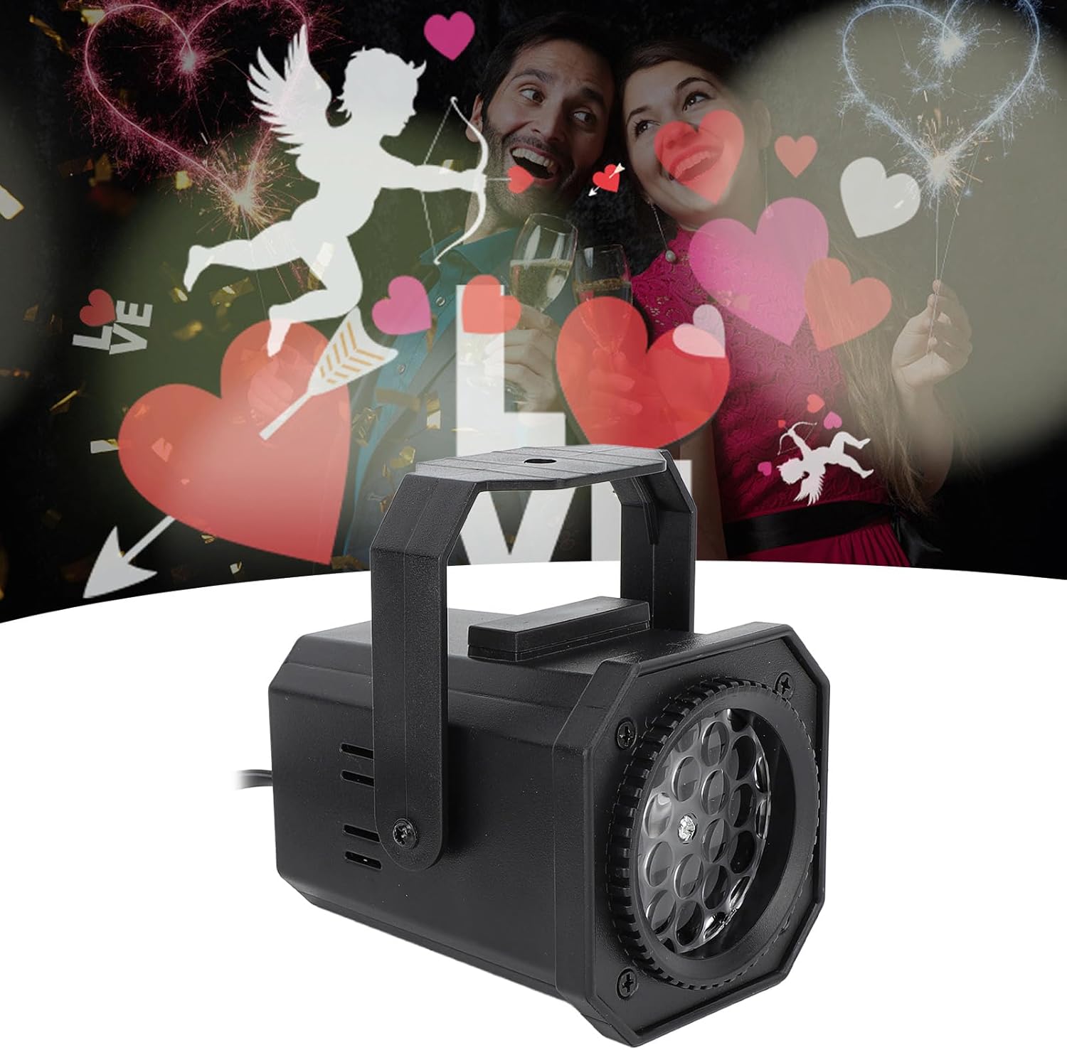 Christmas Snowflake LED Projector Lights Dazzling Visual Impact Plug and Play Great Christmas Idea US Plug Suitable for Indoor Outdoor Use